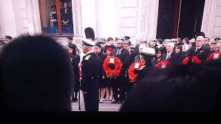 Cenotaph London Nov 10th 2024 🇬🇧 2 mins silence 🫡 [upl. by Higginbotham]