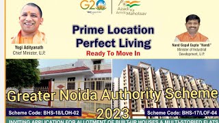 केवल 10 लाख में Flats  Greater Noida Authority Housing Scheme 2023  Apply Now [upl. by Nagar]