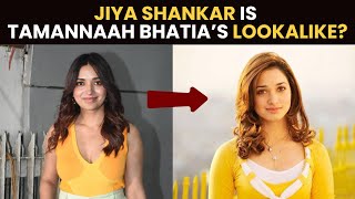 Paps call Jiya Shankar lookalike Tamannaah Bhatia this is how Bigg Boss OTT 2 fame reacts  Video [upl. by Fafa]