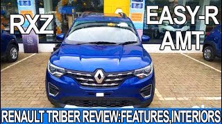 Renault Triber EasyR AMT Launched  Triber RXZ  Price Features Interiors [upl. by Anna-Maria67]