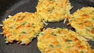 4 Potatoes and 2 Eggs Super Simple and Delicious Breakfast Recipe Potato Pancake 煎土豆饼 [upl. by Neural]