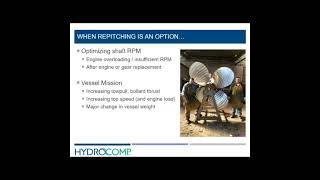 HYDROCourse Preview Propeller Repitching [upl. by Ytteb]