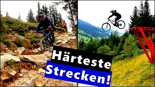 Die 3 SCHWERSTEN STRECKEN in Saalbach  Alle Trails an einem Tag  Lieblings BikeRegion  Roadgap [upl. by Hedaza]