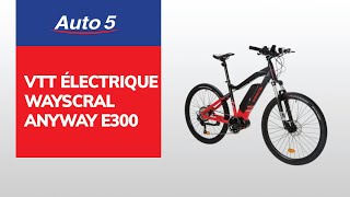 VTT électrique WAYSCRAL Anyway E300 275quot Noir disponible sur Auto5be [upl. by Wardieu234]