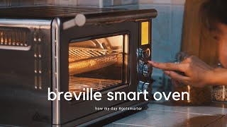 breville smart oven air fryer demo amp review  how my day gotsmarter [upl. by Ahsiuqel]