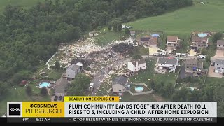 Cleanup continues after death toll rises to 5 in Rustic Ridge home explosion in Plum Borough [upl. by Sardella361]