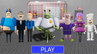 Alien Base Mode BARRYS PRISON RUN New Game Huge Update Roblox All Bosses Battle All Morphs roblox [upl. by Irrem]