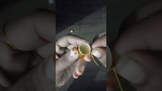 Simple ring making 💍 [upl. by Fayola]