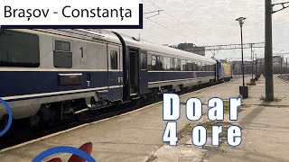 Cu trenul de la MUNTE la MARE  Brasov Constanta  Tomis Expres [upl. by Kleeman]