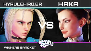 Suplex 57  Winners Bracket  HyruleHiroBR ChunLi VS Haka Cammy  SF6 [upl. by Nlycaj]