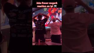 Jake fraser mcgurk reaction on ipl auction😱 ipl jakefrasermcgurk viral iplauction shorts short [upl. by Frere]