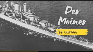 Warships🏴‍☠️  Des Moines  Sink DD but slowly worldofwarships wows cqc [upl. by Pember]