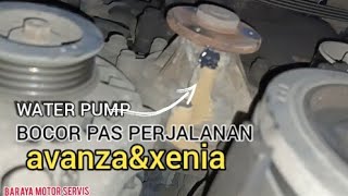 AIR RADIATOR KELUAR DARI ABLAS WATER PUMP TOYOTA AVANZA XENIA [upl. by Acimot932]