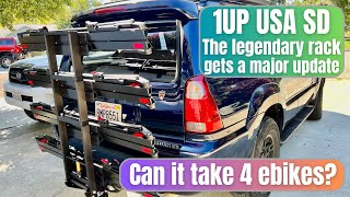 New 1UP USA SD bike hitch rack  the gold standard in bike racks gets a major update [upl. by Rosalyn]