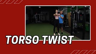 Torso Twist  Cable Machine Exercise [upl. by Tingey365]