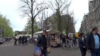 Draaiorgelmuziek Amsterdam Haarlemmerstraat Noordermarkt [upl. by Ibed]