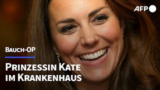 Prinzessin Kate im Krankenhaus – BauchOP erfolgreich  AFP [upl. by Leavitt]