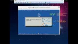 Acronis 115 Advanced Server Linux instalación de agente remoto y consola en Fedora 17 [upl. by Kendal463]