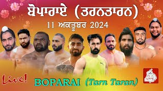 LIVE  Boparai Tarntaran  Kabaddi Show Match  Salana Jod Mela  11 Oct  Best Punjab Tv [upl. by Yemrots]