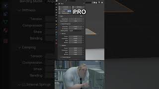 Noob vs Pro making pillow blender b3d blendercommunity blender3d [upl. by Tirrag]