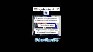 Incredibil după ce Serbia a făcut anunțul acum și Ungurii vor ieși din UE că să intre în BRICS [upl. by Ress]