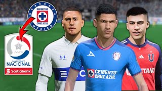 Puse al CRUZ AZUL en la LIGA CHILENA  FC 24 [upl. by Lenej]