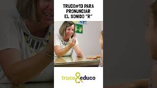 TRUCO 13 para pronunciar el sonido R logopedia aprendeencasa niños madres shorts [upl. by Humbert]