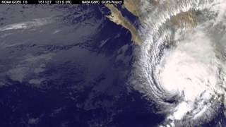 GOESWest Video of Sandra [upl. by Putnam]