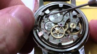 How I let down a mainspring of a pocket watch and wrist watch [upl. by Anne]