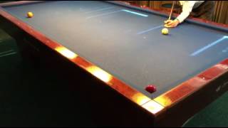 Billard International Berlin  Dreiband Trickstoß [upl. by Ymmac333]