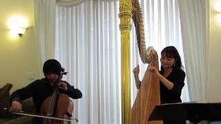 Cello and Harp Duo Sicilienne by Faure シシリアン [upl. by Berkin201]