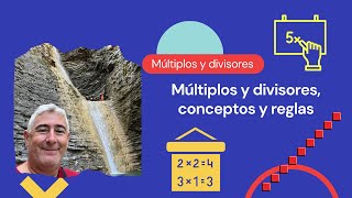 ✖️ Múltiplos y Divisores Explicados Fácilmente  2º ESO  1º ESO [upl. by Schwab186]