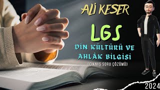 LGS Din Kültürü ve Ahlâk Bilgisi 2024 Çıkmış Soru Çözümü ve Analizi [upl. by Aitetel]