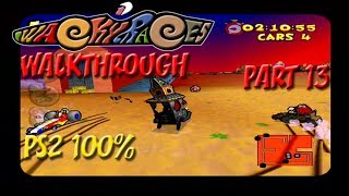 Wacky Races PS2 100 Walkthrough Part 13 [upl. by Llednek731]