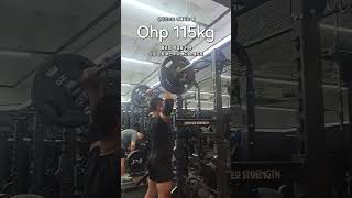 Ohp 115kg 노벨트 [upl. by Gannes]