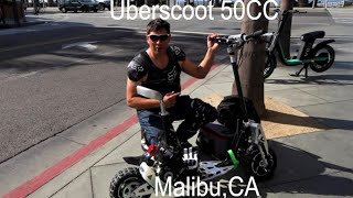 Mototec Uberscoot 50cc GAS Scooter 2 stroke gas scooter [upl. by Winonah]