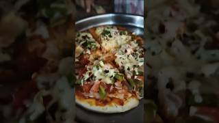 Homemade pizza  pizza recipe  veggie pizza  shorts  trending video 🍕🍪 [upl. by Stace]