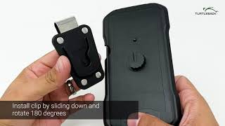 Unbreakable Balastec Holster for Kyocera DuraForce PRO 3 with Metal Clip [upl. by Lletram]