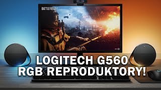 Logitech G560 Reproduktory s unikátním RGB podsvícením RECENZE 787 [upl. by Bremser]