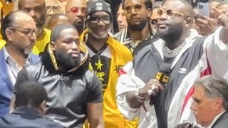 Adrien Broner RING WALK with Rick Ross MOMENTS BEFORE Blair Cobbs CLASH [upl. by Urbano]