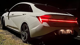 Hyundai i30 N Line Sedan Walkaround at Night [upl. by Adnamahs]