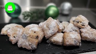 Stollengebäck  Stollenkonfekt backen Weihnachtsgebäck [upl. by Spracklen14]