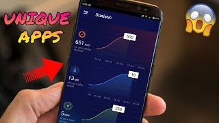 10 UNIQUE ANDROID APPS that are INSANE  by Swanky Abhi [upl. by Anauqes]