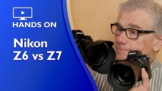 Nikon Z6 vs Z7 detailed handson side by side comparison [upl. by Odlamur]