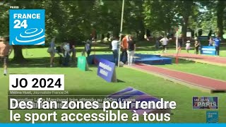 JO 2024  les fan zones ces lieux qui rendent les épreuves olympiques accessibles à tous [upl. by Sterling]