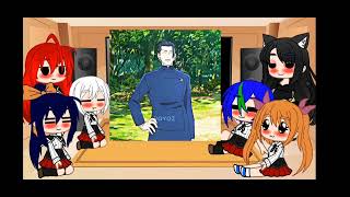 DxD Girls react to Gojo Satoru  EngTr  Part 1  dxd devil rias gremory akeno koneko irina [upl. by Nyrahtak627]