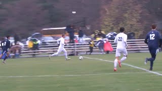 Two first half goals carry Aquinas to one win away from State [upl. by Ardnaed]