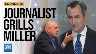 Journalist grills Miller on US 23 Billion to Israel Amid Claims of No Leverage  Dawn News English [upl. by Nnaillek]