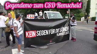 Gegendemo CSD Remscheid [upl. by Idnahk]