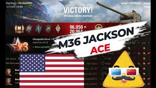 WoT Replays de la Comunidad  M36 Jackson  5 kills 36k dmg [upl. by Misab799]